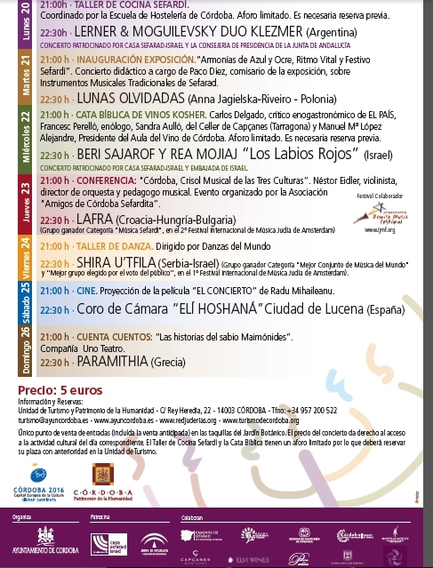 festival cordoba - programa