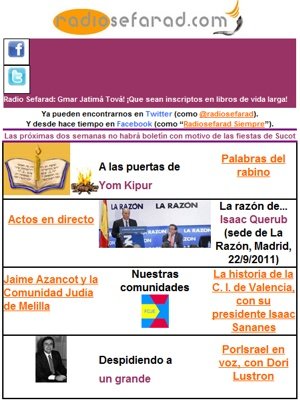 Radio Sefarad: Gmar Jatimá Tová! ¡Que sean inscriptos en libros de vida larga!