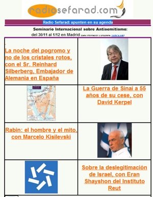 Radio Sefarad: apunten en su agenda